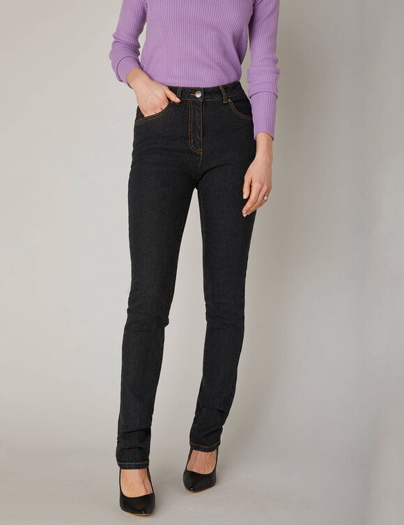 Jean droit - petite stature (black)