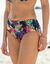 Culotte de bain maxi imprimé Pylea (marine / rose)