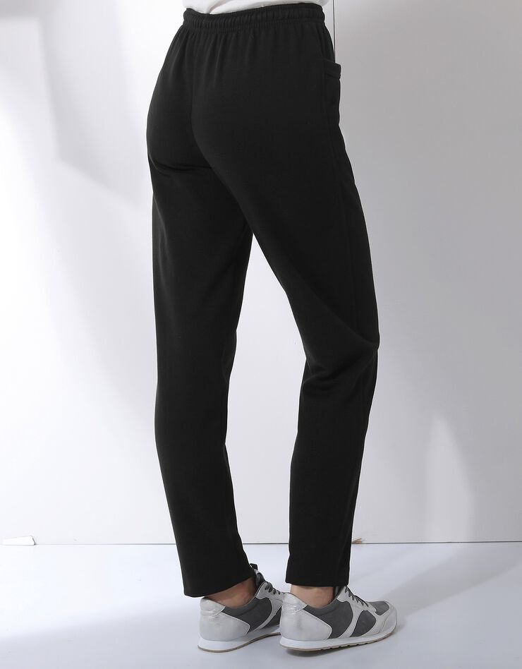 Pantalon jogging, molleton gratté (noir) Pantalon jogging, molleton gratté (noir)