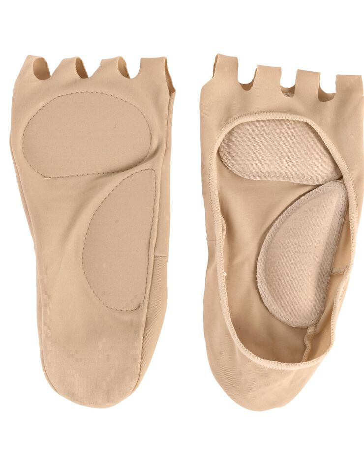 Protège-pieds confort ouverts - la paire (beige) Protège-pieds confort ouverts - la paire (beige)