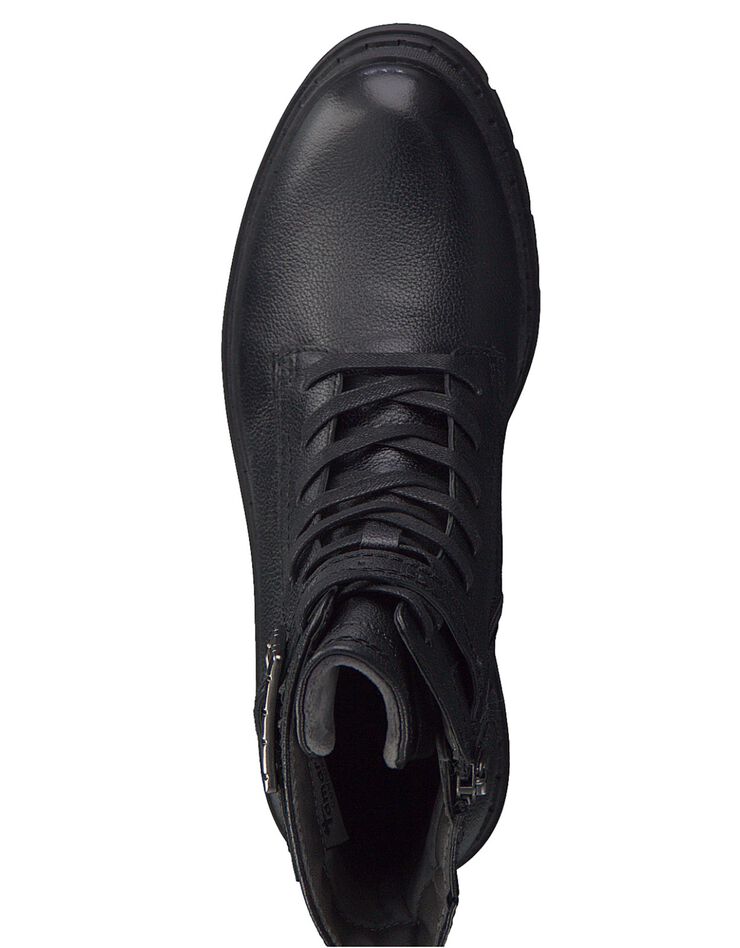 Boots mi-hautes cuir - largeur confort (noir) Boots mi-hautes cuir - largeur confort (noir)