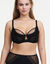 Soutien-gorge enveloppant en maille et dentelle "Play"- avec armatures (noir)