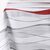 Nappe imprimé serpentins entretien facile (blanc / rouge)