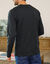 T-shirt col rond  manches longues à l'unité. (noir)