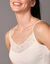 Caraco coton et dentelle - lot de 2 (blanc)