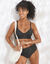 Haut de maillot de bain forme corbeille Calayo, avec armatures (noir)