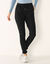 Pantalon jogpant ceinture élastiquée molleton  (noir)