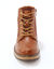 Boots fourrées lacées et zippées (marron)