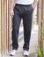 Pantalon loisirs molleton, bas droits (noir)