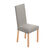 Housse chaise unie extensible - housse intégrale ou assise seule (gris perle)