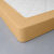 Drap-housse uni percale bonnets 40 cm (miel)
