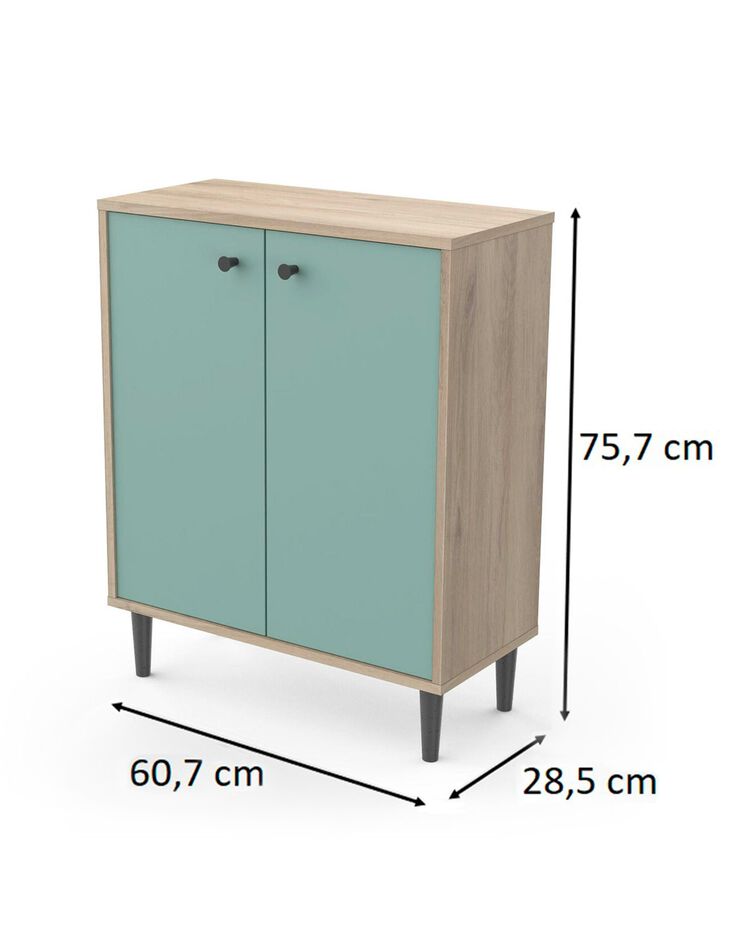 Buffet HAMFIELD 2 portes – 2 coloris (vert de gris)