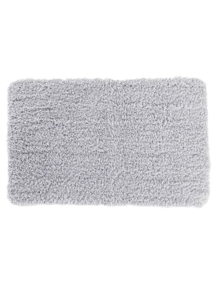 Tapis de bain uni moelleux microfibre (gris perle) Tapis de bain uni moelleux microfibre (gris perle)