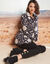 Legging, boutons fantaisie (noir)
