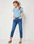 Jean stretch coupe mom (stone)