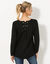 Pull dos lacé (noir)