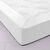Drap-housse uni coton bonnet 32 cm (blanc)