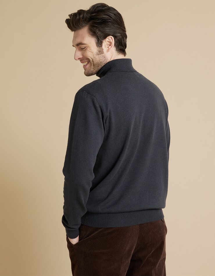 Pull col roulé en laine mélangée (anthracite) Pull col roulé en laine mélangée (anthracite)