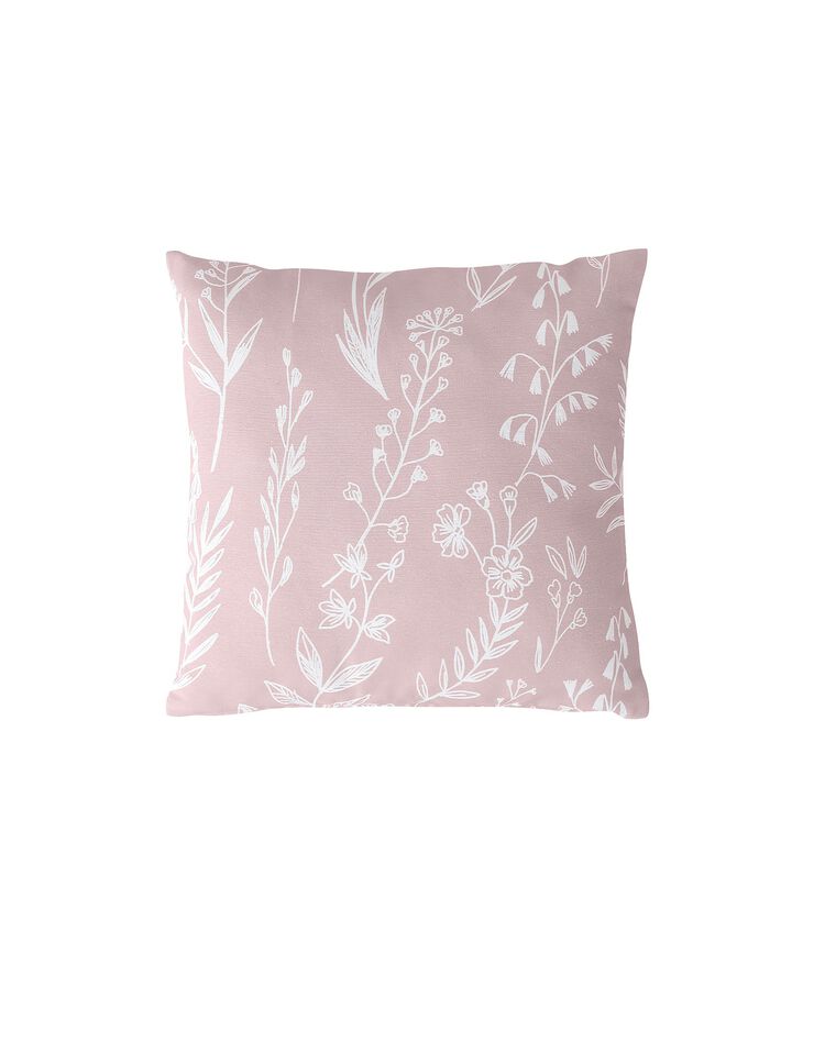 Housse de coussin imprimé bucolique Alessia - lot de 2 (parme)
