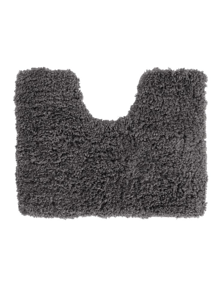 Tapis de bain uni moelleux microfibre (gris anthracite) Tapis de bain uni moelleux microfibre (gris anthracite)