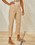 Pantacourt droit stretch (sable)