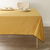 Nappe unie coton finition fantaisie (miel)