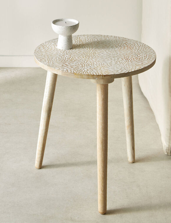 Gu&eacute;ridon en manguier (bois naturel)