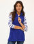 Veste zipp&eacute;e maille polaire, sans manches (bleu dur)