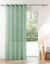Panneau voile uni finition &oelig;illets (vert)