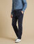 Pantalon ville velours côtelé élastiqué côtés (marine)