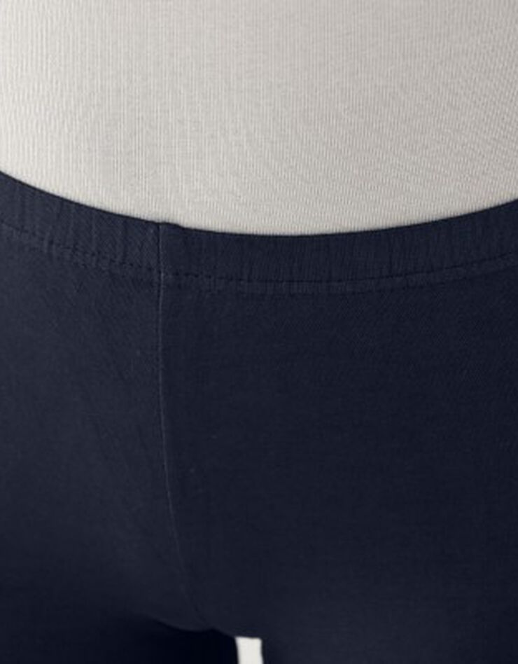 Legging corsaire revers contrastés, maille jersey (bleu nuit) Legging corsaire revers contrastés, maille jersey (bleu nuit)