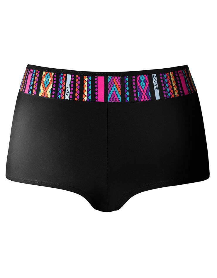 Bas de maillot de bain Olmetto forme boxer - ventre plat (noir) Bas de maillot de bain Olmetto forme boxer - ventre plat (noir)