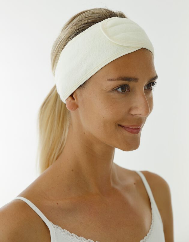 Bandeau cosmétique pour cheveux (beige)
