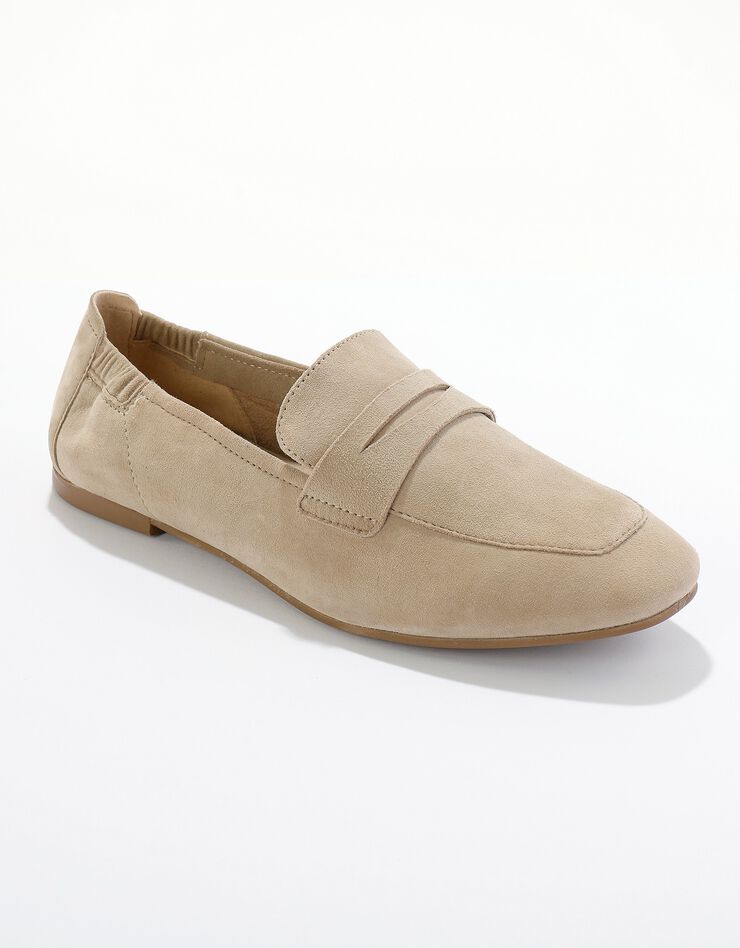 Mocassins croûte de cuir (beige) Mocassins croûte de cuir (beige)