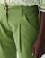 Pantalon &agrave; pinces (vert mousse)