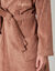 Peignoir mixte adulte uni col kimono personnalis&eacute; - &eacute;ponge bouclette 380 g/m&sup2; (ch&acirc;taigne)