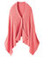 Poncho couvre-épaules en maille (corail grisé)