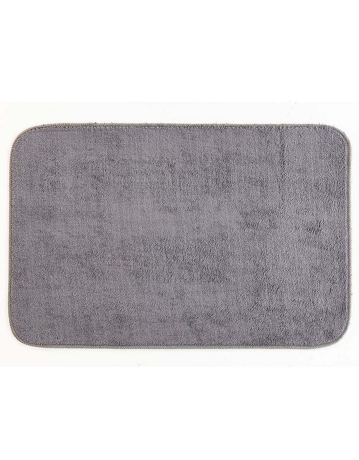Tapis de cuisine microfibre absorbante unie (gris anthracite)