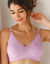 Soutien-gorge coton emboîtant sans armatures - lot de 2 (bleu + parme)