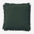 Coussin uni coton texturé (eucalyptus)