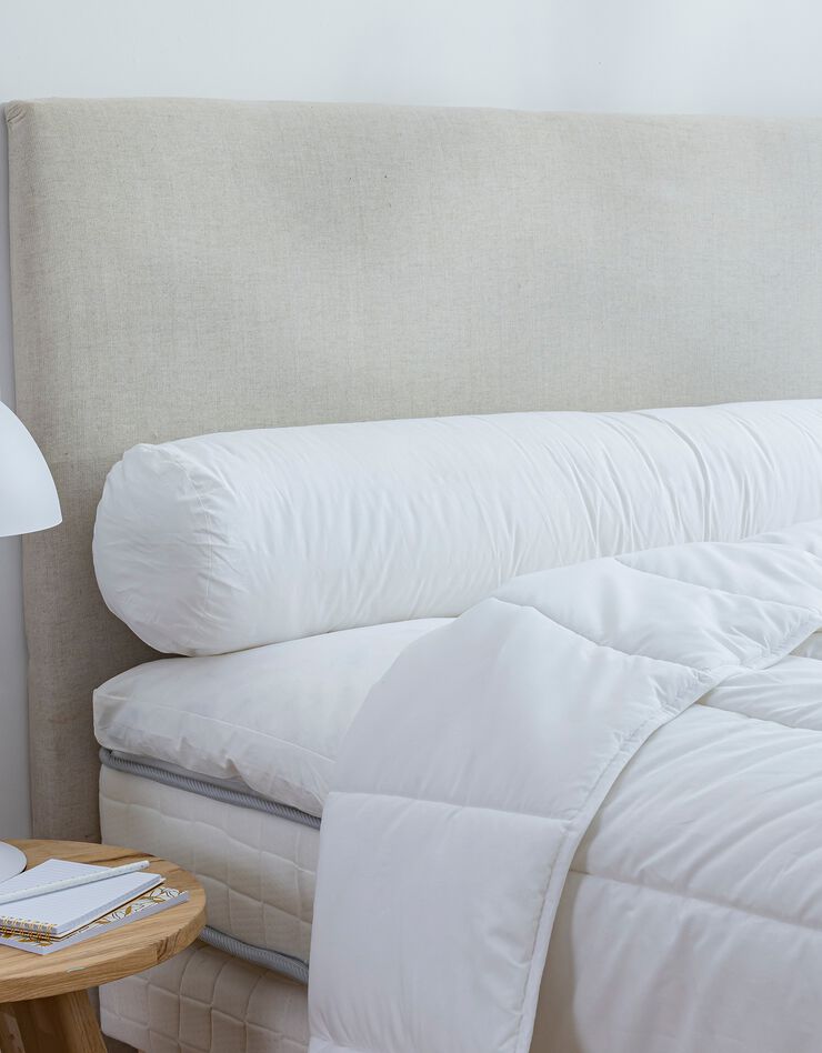 Traversin durable anti-acariens Proneem® ferme (blanc)