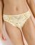 Slip dentelle unie Arum (miel)