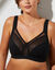 Soutien-gorge grand maintien coton  - sans armatures (noir)