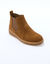 Boots semelle compensée, élastiqués côtés (caramel)