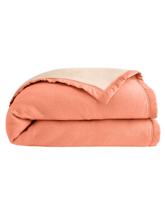 Couverture bicolore Courtelle® 420 g/m² (pêche)