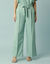 Pantalon large fluide Spécial Petites (vert jade)
