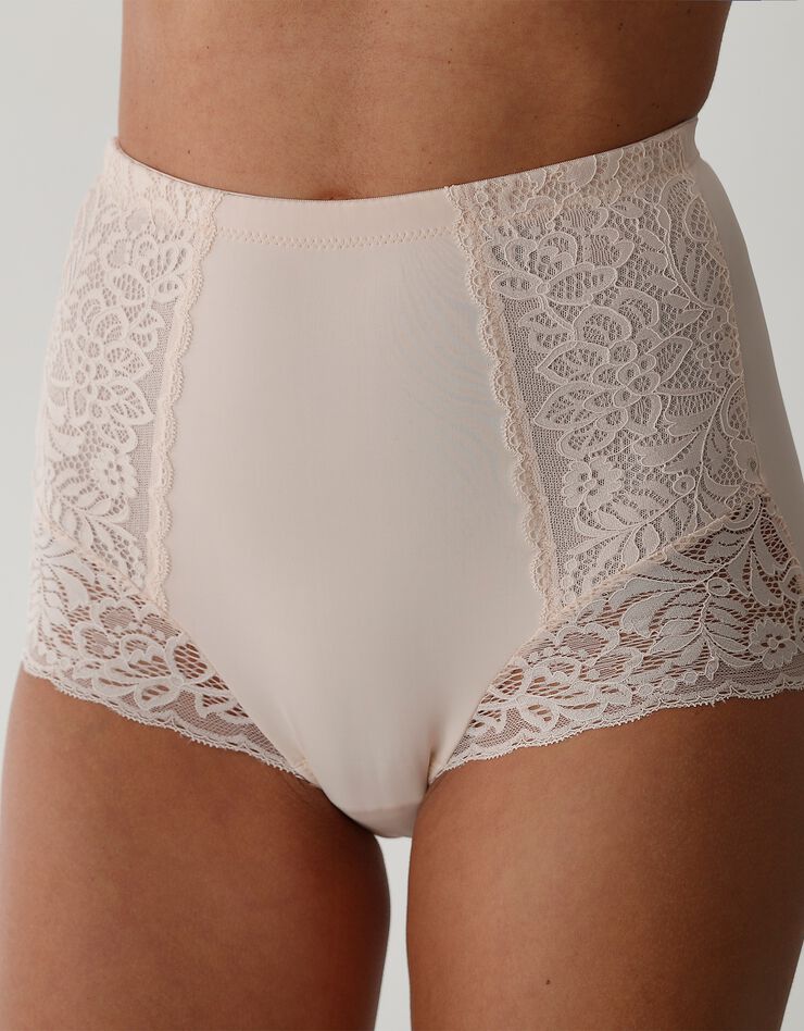 Gaine affinante plastron dentelle - maintien (nude) Gaine affinante plastron dentelle - maintien (nude)