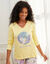 Tee-shirt manches longues "Nature Sauvage" (jaune)