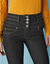 Jean boocut taille haute - petite stature (black)