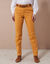 Pantalon chino stretch (curry)